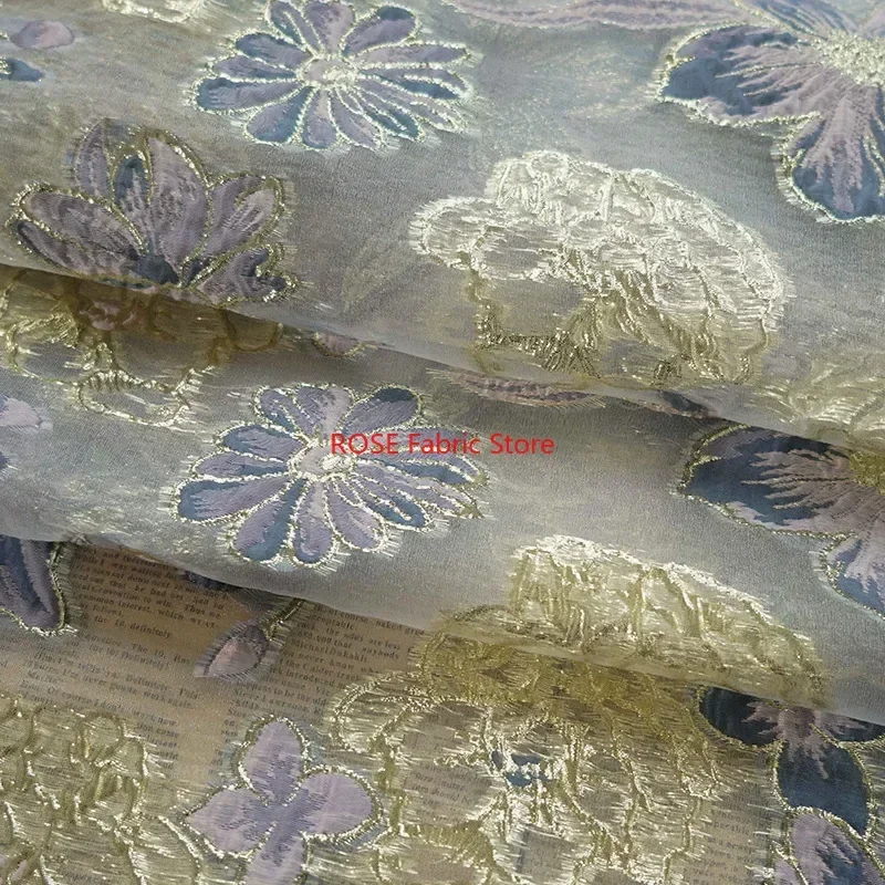Vintage Elegant Flower Embossed Jacquard Fabric For Wedding Dress, Spring And Summer Dress, Shirt, Designer Fabric
Vintage Elegant Flower Embossed Jacquard Fabric For Wedding Dress, Spring And Summer Dress, Shirt, Designer Fabric