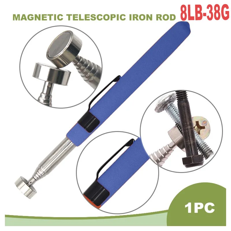8LB Telescoping Magnetic Pickup Tool with Pen Clip – Stainless Steel Grabber, Ergonomic Grip, Manual for Auto & Construction
8LB Telescoping Magnetic Pickup Tool with Pen Clip – Stainless Steel Grabber, Ergonomic Grip, Manual for Auto & Construction