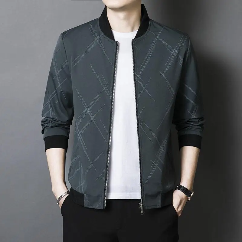 Fashionable Business Casual Jacket 2025 Spring New Style Polyester Fiber Men's Long Sleeve Zipper Closure Stand Collar Coat
Fashionable Business Casual Jacket 2025 Spring New Style Polyester Fiber Men's Long Sleeve Zipper Closure Stand Collar Coat