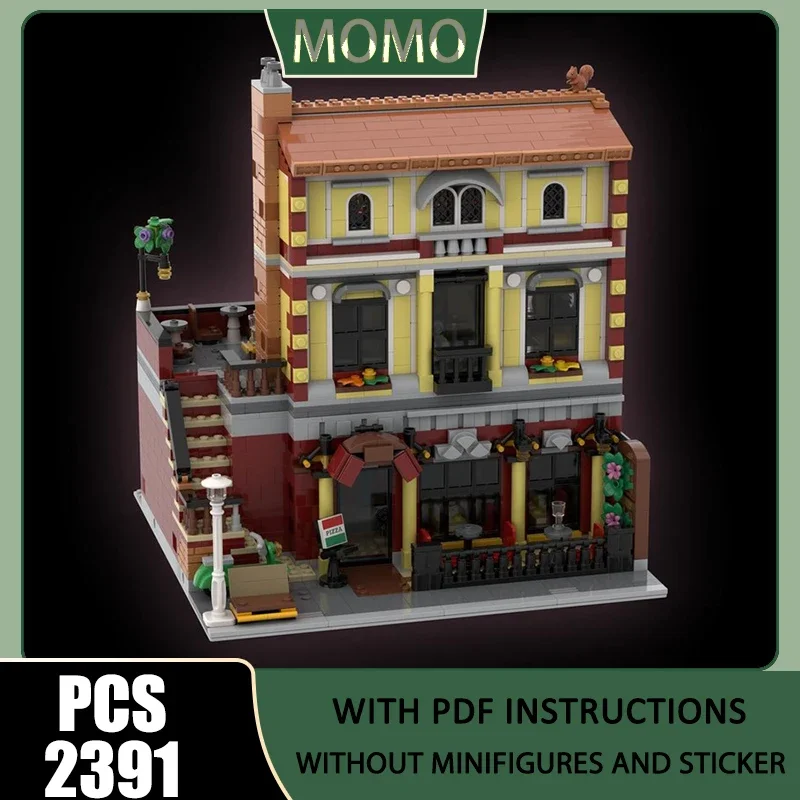 Street View Moc Building Blocks Modular Pizzeria- Jazz Club Model Technology Brick DIY Assembly Construction Toys Holidays Gifts
Street View Moc Building Blocks Modular Pizzeria- Jazz Club Model Technology Brick DIY Assembly Construction Toys Holidays Gifts