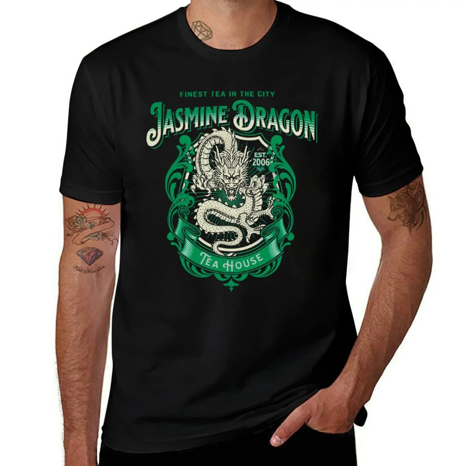Jasmine Dragon Tea House T-Shirt t shirt for man man t shirts cotton t shirts for man cotton soft T-shirt
Jasmine Dragon Tea House T-Shirt t shirt for man man t shirts cotton t shirts for man cotton soft T-shirt