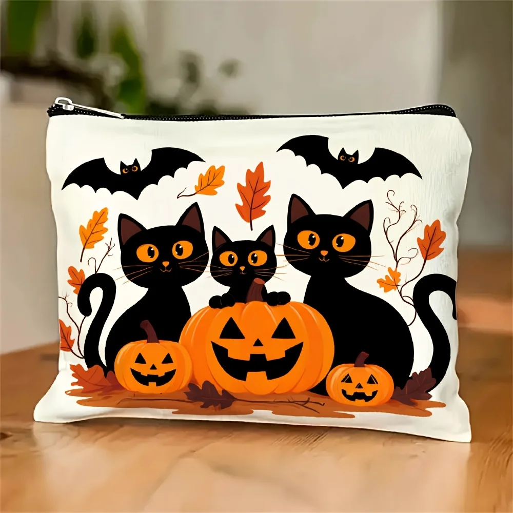 A Halloween Themed Makeup Bag - Multifunctional Zipper Pouch, Jewelry Storage Bag, Perfect Travel Zipper Small Storage Bag.
A Halloween Themed Makeup Bag - Multifunctional Zipper Pouch, Jewelry Storage Bag, Perfect Travel Zipper Small Storage Bag.