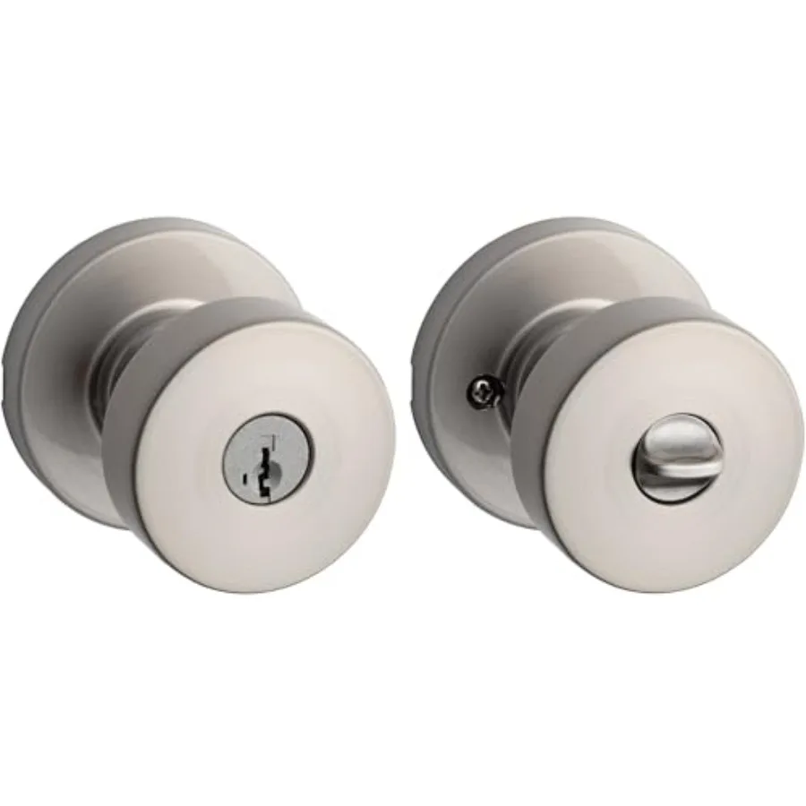 Pismo Round Entry Doorknob with Lock and Key, Secure Keyed Handle Exterior Doorknob, Front Entrance and Bedroom,,Pick Resistant
Pismo Round Entry Doorknob with Lock and Key, Secure Keyed Handle Exterior Doorknob, Front Entrance and Bedroom,,Pick Resistant