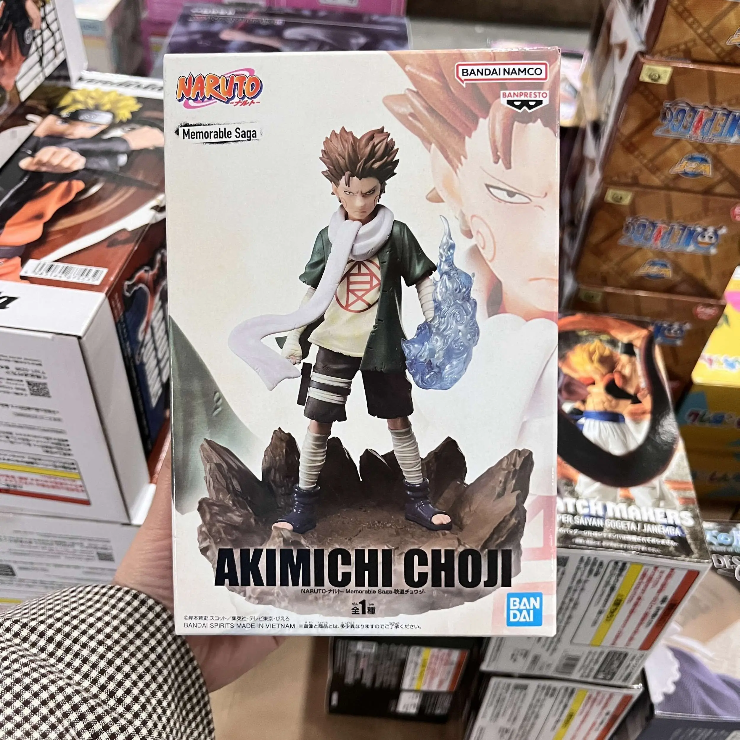Bandai оригинальная памятная сага Наруто Акимичи Чоджи экшн аниме фигурка ПВХ модель Коллекционные игрушки 12 см
Bandai оригинальная памятная сага Наруто Акимичи Чоджи экшн аниме фигурка ПВХ модель Коллекционные игрушки 12 см