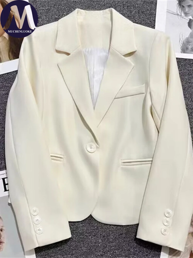 Women's Long Sleeved Single Buckle Blazers Casual Blazer Loose Office Blazer Versatile Coats Korean Fashion, Spring, Autumn, New
Women's Long Sleeved Single Buckle Blazers Casual Blazer Loose Office Blazer Versatile Coats Korean Fashion, Spring, Autumn, New