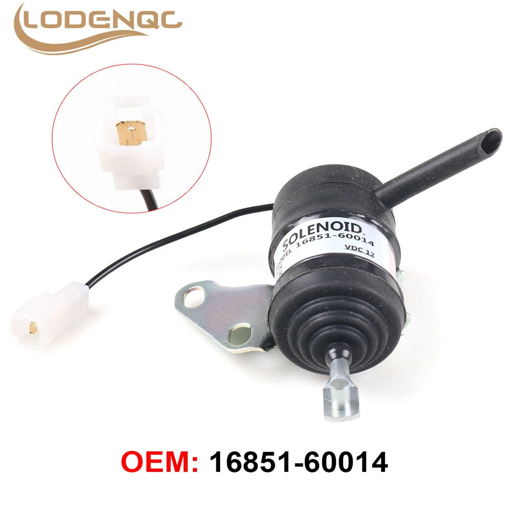 16851-60010 12V Stop Solenoid For Kubota RTV900R RTV900S RTV900T RTV900W Fuel shutdown Shut Off solenoid 16851-60014
16851-60010 12V Stop Solenoid For Kubota RTV900R RTV900S RTV900T RTV900W Fuel shutdown Shut Off solenoid 16851-60014