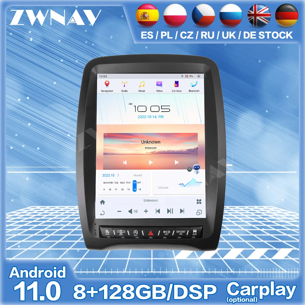 2 din экран Tesla для 2012-2019 Dodge Durango Android 11,0 8 + 128G плеер GPS головное устройство авто аудио стерео радио рекордер Carplay
2 din экран Tesla для 2012-2019 Dodge Durango Android 11,0 8 + 128G плеер GPS головное устройство авто аудио стерео радио рекордер Carplay
