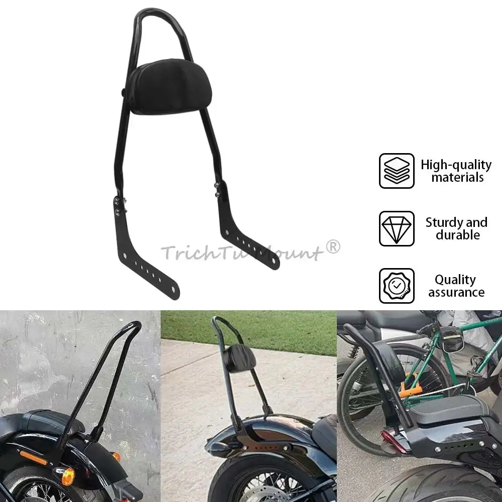 Motorcycle Rear Passenger Backrest Pad Detachable Sissy Bar For Harley Softail Street Bob Heritage Classic Deluxe FXBB 2018+
Motorcycle Rear Passenger Backrest Pad Detachable Sissy Bar For Harley Softail Street Bob Heritage Classic Deluxe FXBB 2018+