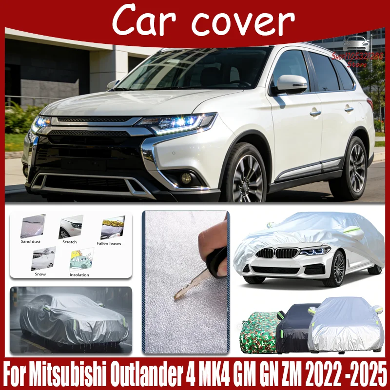 For Mitsubishi Outlander 4 MK4 GM GN ZM 2022 -2025 Full Car Covers Outdoor Sun Anti UV Rain Snow Dust Protection Oxford Cloth
For Mitsubishi Outlander 4 MK4 GM GN ZM 2022 -2025 Full Car Covers Outdoor Sun Anti UV Rain Snow Dust Protection Oxford Cloth
