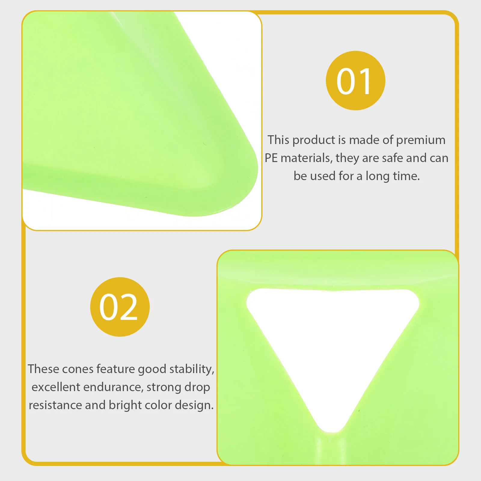 12pcs Training Soccer Cones Premium Pe Multi-Functional Football Basketball Drills Portable Practice Markers Soccer Training
12pcs Training Soccer Cones Premium Pe Multi-Functional Football Basketball Drills Portable Practice Markers Soccer Training