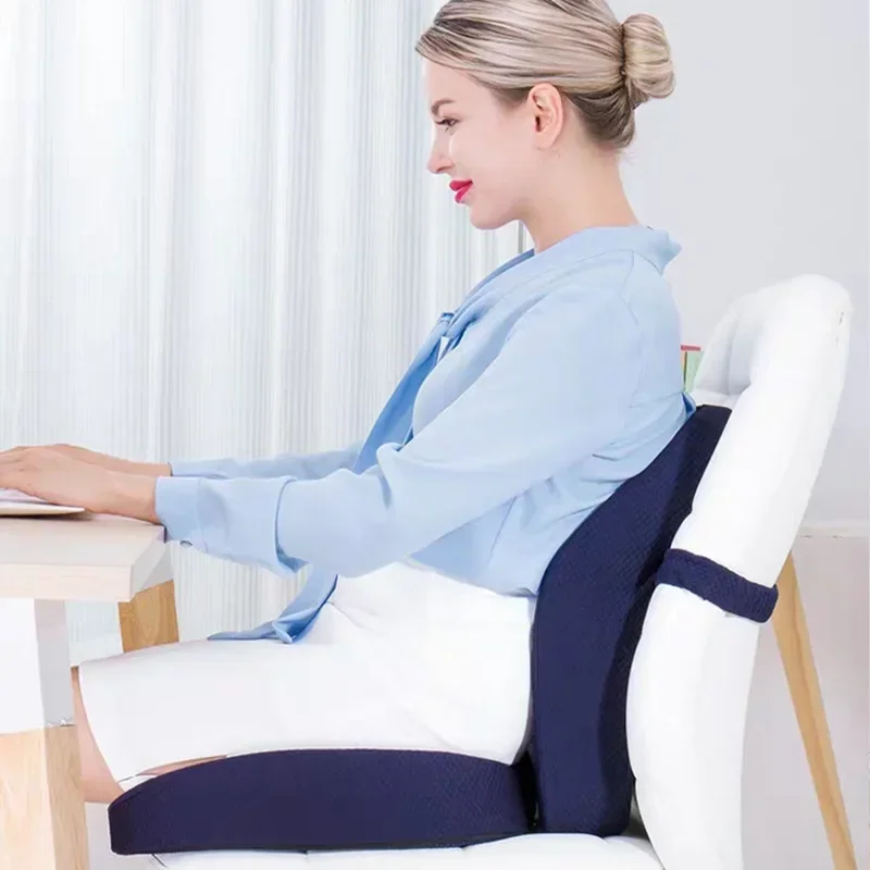 Orthopedic Pillow Memory Foam Office Chair Cushion Support Waist Back Pillow Car Seat Hip Massage Pad Sets
Orthopedic Pillow Memory Foam Office Chair Cushion Support Waist Back Pillow Car Seat Hip Massage Pad Sets