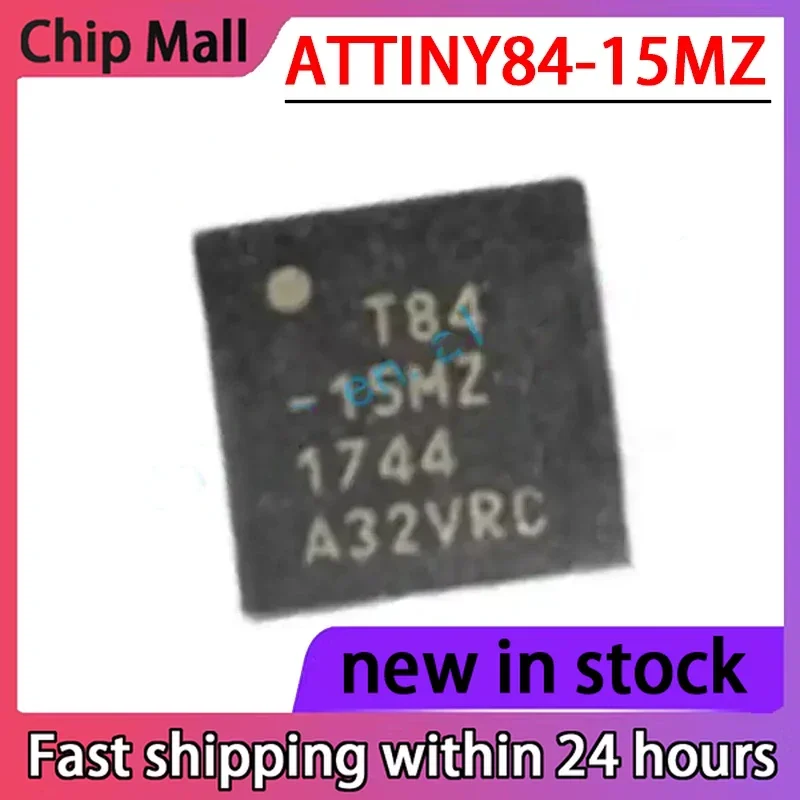 5PCS ATTINY84-15MZ T84-15MZ WQFN20 New Microcontroller Chip
5PCS ATTINY84-15MZ T84-15MZ WQFN20 New Microcontroller Chip