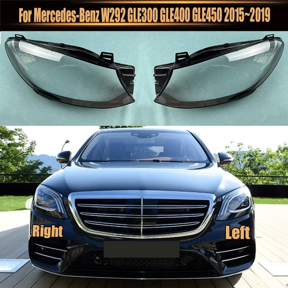 For Mercedes-Benz W292 GLE300 GLE400 GLE450 2015~2019 Headlamp Cover Transparent Lampshade Headlight Shell Lens Plexiglass
For Mercedes-Benz W292 GLE300 GLE400 GLE450 2015~2019 Headlamp Cover Transparent Lampshade Headlight Shell Lens Plexiglass
