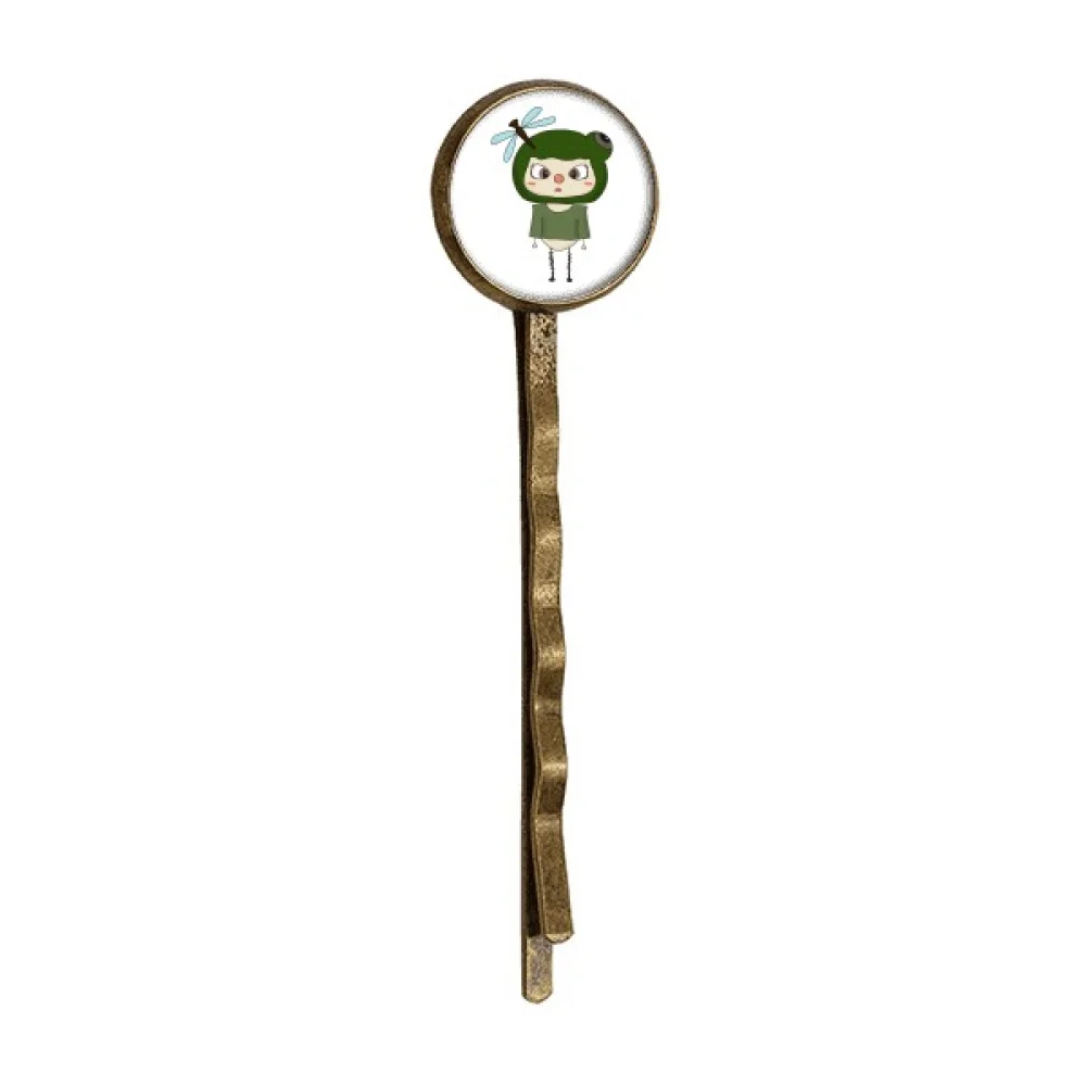 Animal Croak Nature Green Fly UU Retro Metal Hair Bobby Pin Headwear 
Animal Croak Nature Green Fly UU Retro Metal Hair Bobby Pin Headwear