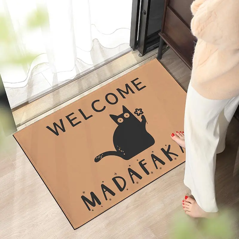 Cat Welcome Door Mat, Bathroom Mat, Machine Washed Entrance Door Mat, Decorative Carpet, Indoor Carpet, Kitchen Floor, Kitchen M
Cat Welcome Door Mat, Bathroom Mat, Machine Washed Entrance Door Mat, Decorative Carpet, Indoor Carpet, Kitchen Floor, Kitchen M