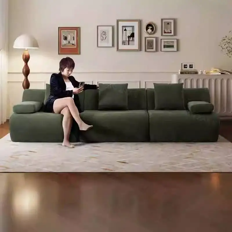 Design Large Green Sofas European Filler Armrest Salon Living Room Sofas Compressed Bedroom Lazy Divano Compresso Home Furniture
Design Large Green Sofas European Filler Armrest Salon Living Room Sofas Compressed Bedroom Lazy Divano Compresso Home Furniture