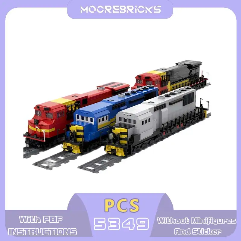 MOC-89830 Runaway AC4400CW Heavy Diesel Train Building Blocks 1448PCS 8-Wide Railway Locomotive Model Bricks Toys Men Gifts
MOC-89830 Runaway AC4400CW Heavy Diesel Train Building Blocks 1448PCS 8-Wide Railway Locomotive Model Bricks Toys Men Gifts