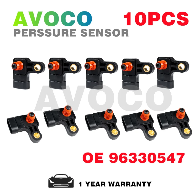 10X MAP Manifold Air Pressure Sensor OEM# 96330547 25184081 For Buick Excelle Chevrolet Aveo Captiva Optra Pontiac
10X MAP Manifold Air Pressure Sensor OEM# 96330547 25184081 For Buick Excelle Chevrolet Aveo Captiva Optra Pontiac