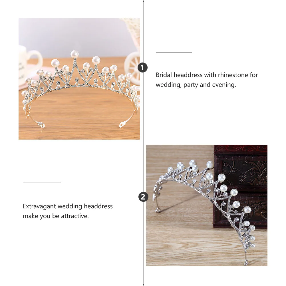 Pearl Rhinestone Headband Wedding Hair Decor White Bride Headdress Women Bridal Crown Crystal Pearl Headdress Hairstyle Tool
Pearl Rhinestone Headband Wedding Hair Decor White Bride Headdress Women Bridal Crown Crystal Pearl Headdress Hairstyle Tool