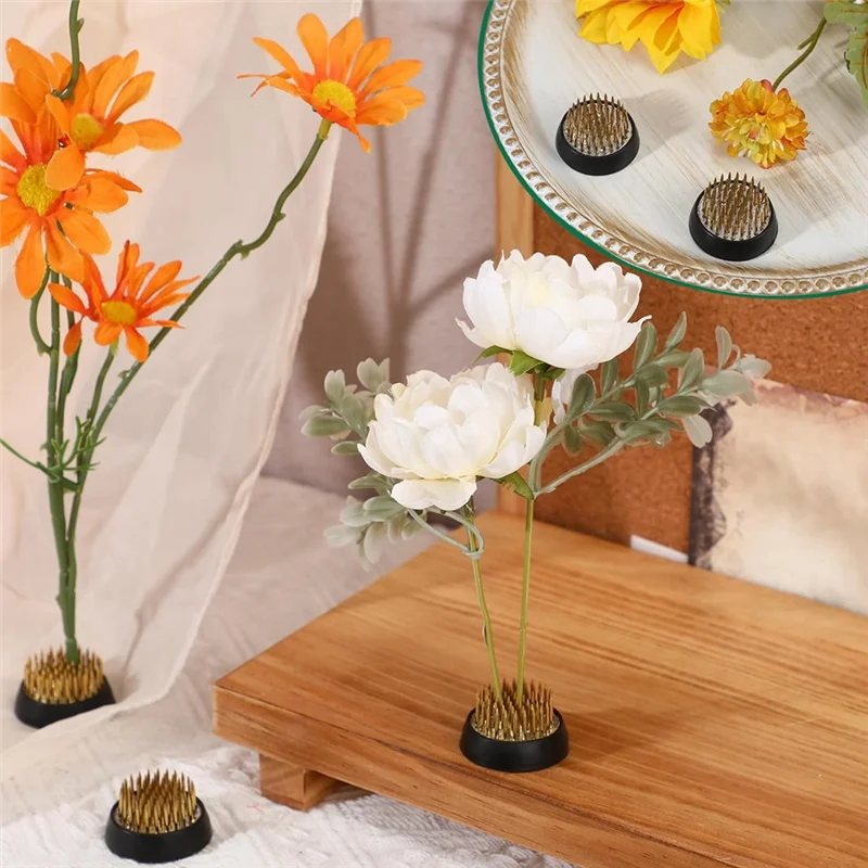 Best-8 Pcs Round Brass Flower Holder Metal Flower Frogs Japanese Ikebana Vase Floral Frogs Flower Arranger (1.34 Inch)
Best-8 Pcs Round Brass Flower Holder Metal Flower Frogs Japanese Ikebana Vase Floral Frogs Flower Arranger (1.34 Inch)