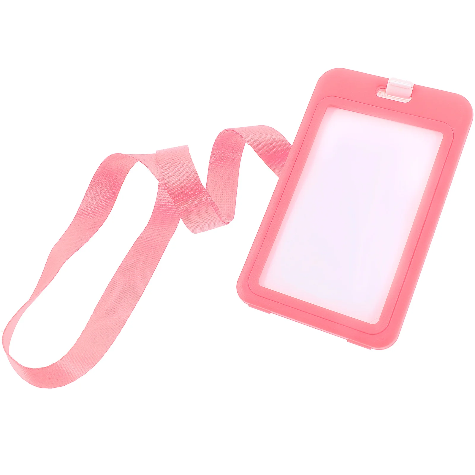 1 set Card Badge Holder Lanyard Chest ID Card Cover Red Color Plastic Protective Sleeve for Business Student Use
1 set Card Badge Holder Lanyard Chest ID Card Cover Red Color Plastic Protective Sleeve for Business Student Use