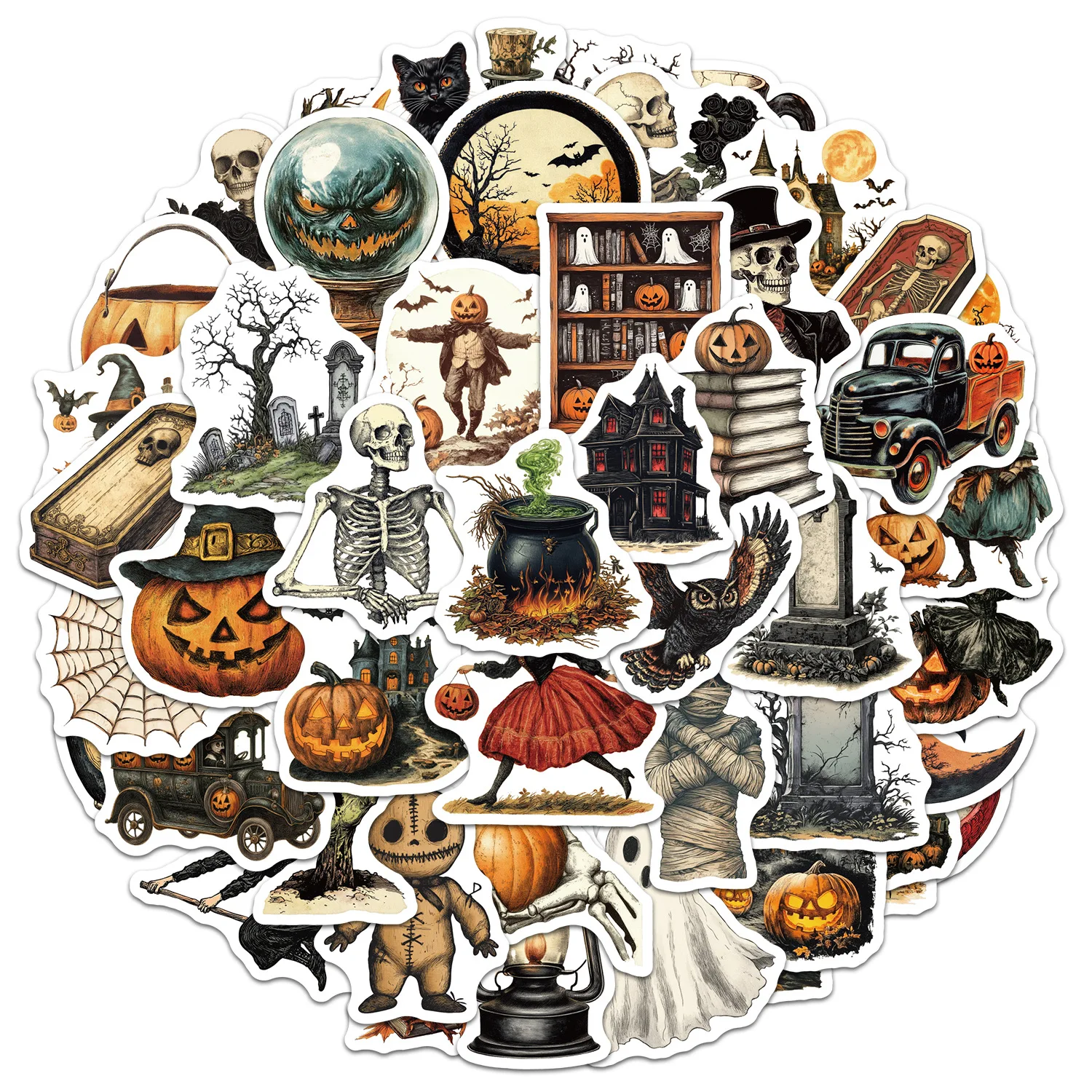 50PCS Horror Halloween Graffiti Stickers Decoration Luggage Phone Guitar Cup Scraphbook Waterproof Sticker Classic Kid Toys
50PCS Horror Halloween Graffiti Stickers Decoration Luggage Phone Guitar Cup Scraphbook Waterproof Sticker Classic Kid Toys