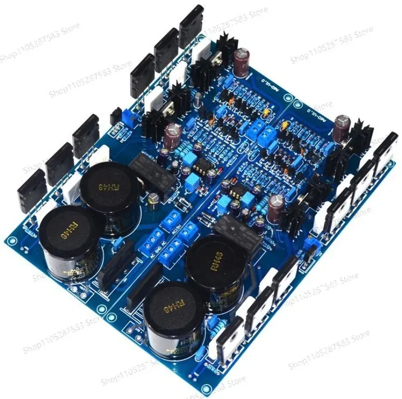 Current feedback amplifier board (reference Golden Voice A60) pure post stage adjustable Class A
Current feedback amplifier board (reference Golden Voice A60) pure post stage adjustable Class A