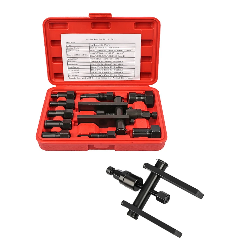 Car Bicycle Motorcycle Internal Bearing Puller Kits Hand Tool Disassembly Repair Set Moto Two-Jaw Bearing Removal Tool with Box
Car Bicycle Motorcycle Internal Bearing Puller Kits Hand Tool Disassembly Repair Set Moto Two-Jaw Bearing Removal Tool with Box