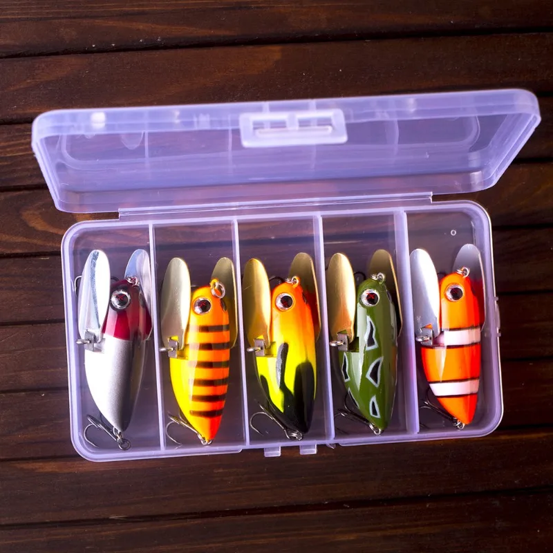 5pcs Boxed Surface Tethered Bee Lure 5.8cm/12.5g Artificial Hard Bait with Two Spinning Sequins 3D Lifelike Eyes Fishing Tackle
5pcs Boxed Surface Tethered Bee Lure 5.8cm/12.5g Artificial Hard Bait with Two Spinning Sequins 3D Lifelike Eyes Fishing Tackle