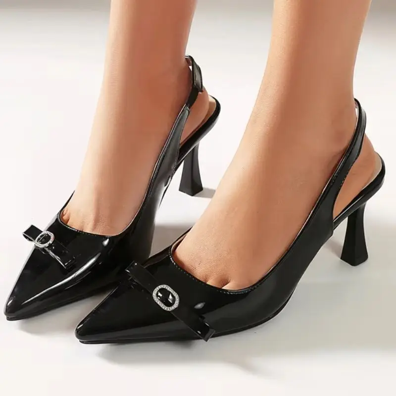 Women's High Heels Pumps Shoes Big Size 45 49 Slingback Point toe Classic Black White Dot Heeled Wedding Dress Shoes Lady 2026
Women's High Heels Pumps Shoes Big Size 45 49 Slingback Point toe Classic Black White Dot Heeled Wedding Dress Shoes Lady 2026