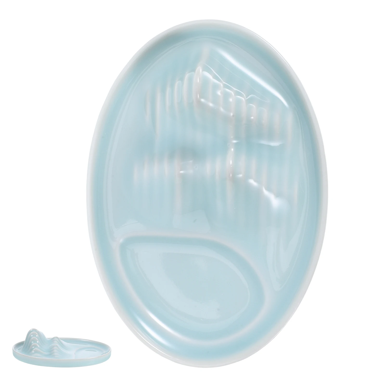 Durable Ceramic Ink Dish for Chinese Calligraphy Blue Portable Lightweight Pen Tray Sumi Wash Holder for Artists
Durable Ceramic Ink Dish for Chinese Calligraphy Blue Portable Lightweight Pen Tray Sumi Wash Holder for Artists