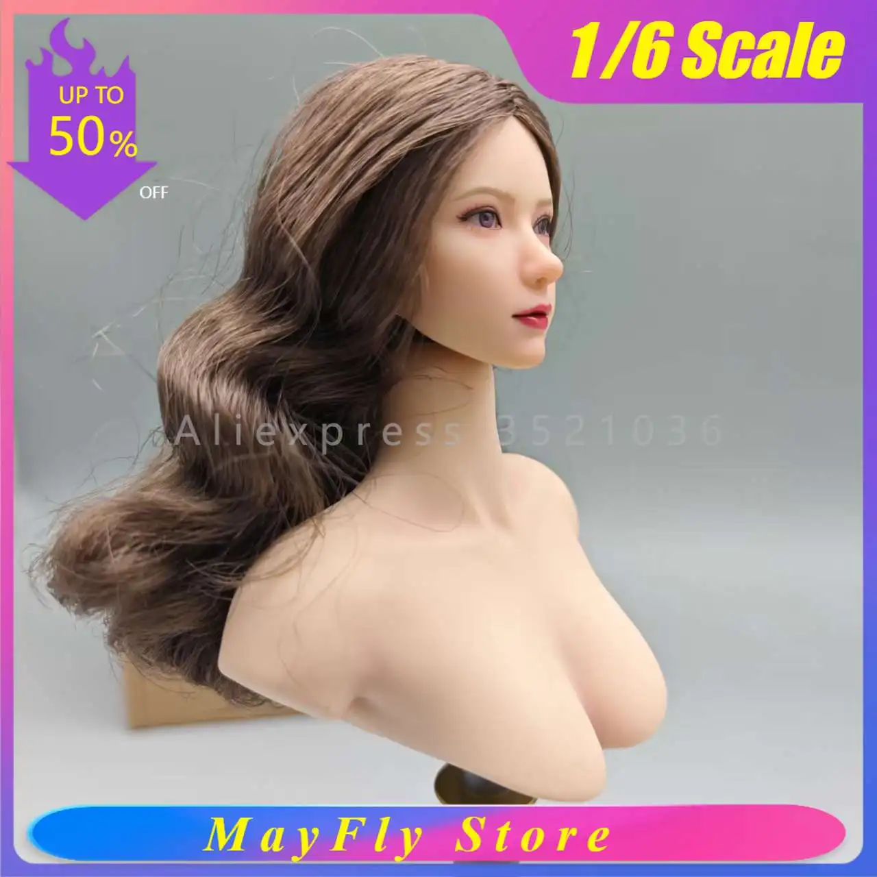 ART018F 1/6 Asian Beauty Ayan Movable Eyes Head Carving Fit 12'' Action Figure
ART018F 1/6 Asian Beauty Ayan Movable Eyes Head Carving Fit 12'' Action Figure
