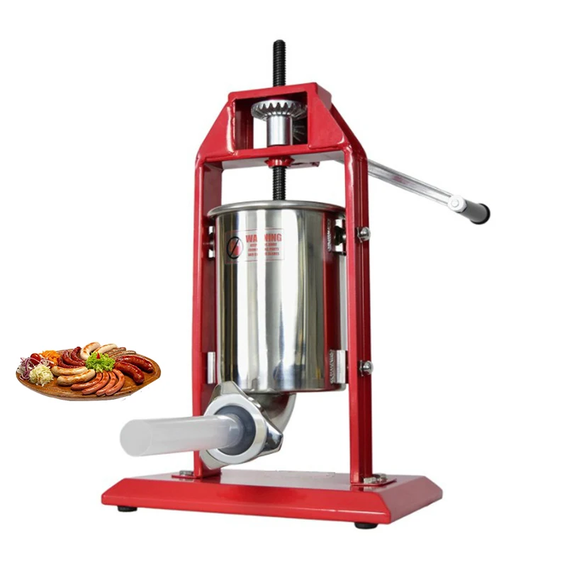 3L Manual Stainless Steel Painting Sausage Stuffer Machine for Home and Commercial Sausage Filler Making Machine
3L Manual Stainless Steel Painting Sausage Stuffer Machine for Home and Commercial Sausage Filler Making Machine