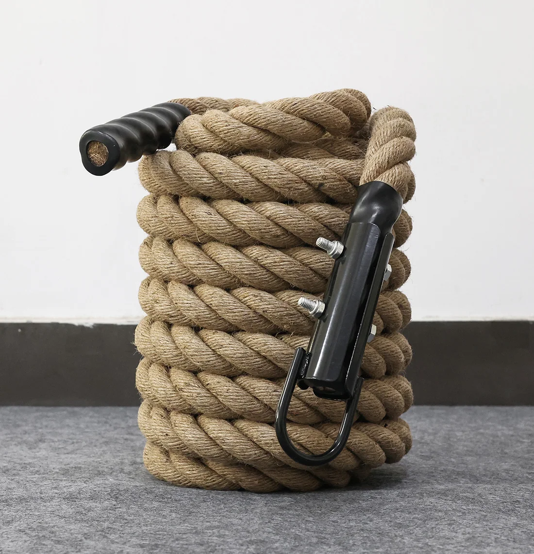 SMARTFIT High Quality Jute Battle Rope With Hook 38/50mm Power Training Rope Climbing Rope For Indoor And Outdoor Training
SMARTFIT High Quality Jute Battle Rope With Hook 38/50mm Power Training Rope Climbing Rope For Indoor And Outdoor Training