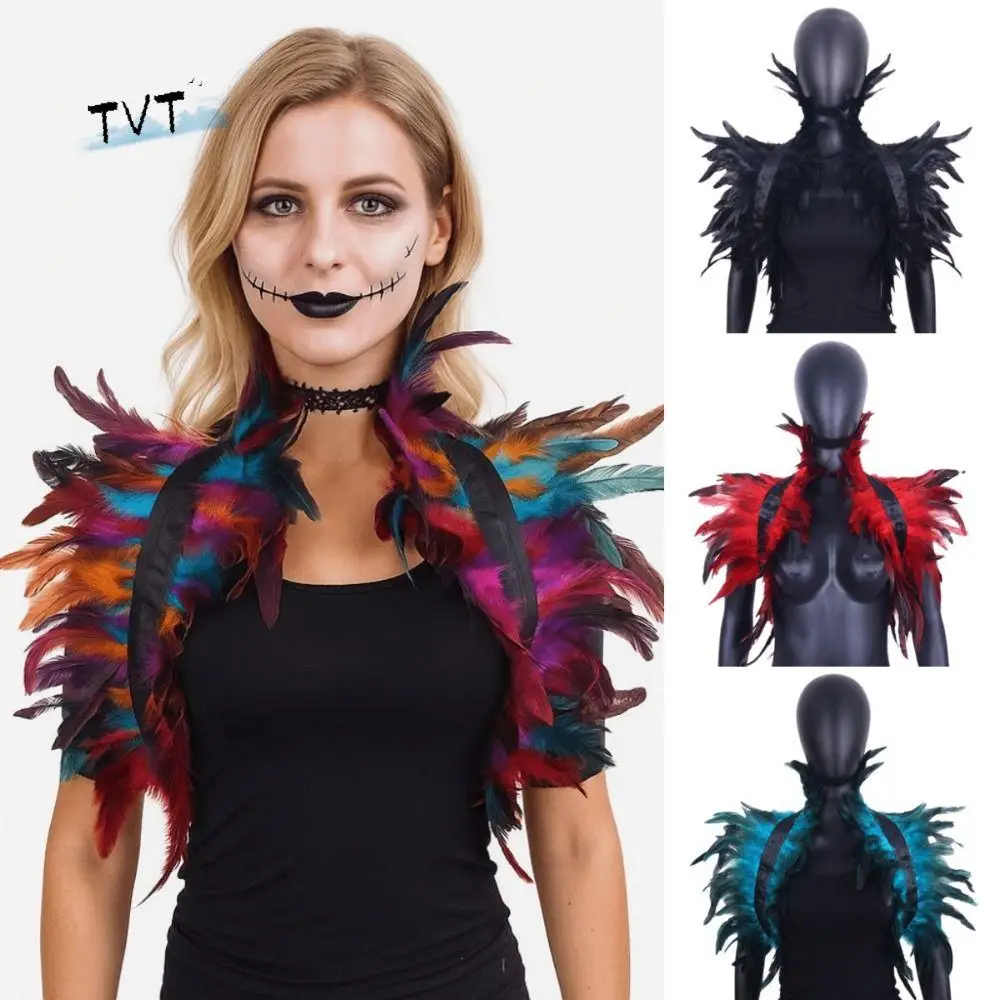 Костюм, роскошная шаль с перьями в стиле панк, Хэллоуин, регулируемая шаль с перьями, ретро, готическая шаль на плечо, искусственный воротник, косплей, вечерние
Костюм, роскошная шаль с перьями в стиле панк, Хэллоуин, регулируемая шаль с перьями, ретро, готическая шаль на плечо, искусственный воротник, косплей, вечерние