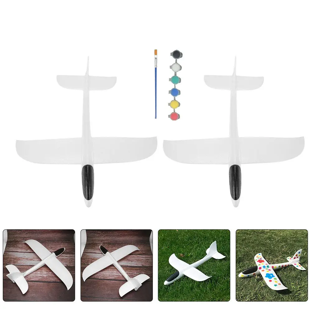 2Sets Foam Airplane White Color DIY Craft Flying Plane Throwing Plane Kid Creative Decoration Hand Eye Coordination Gift Fun
2Sets Foam Airplane White Color DIY Craft Flying Plane Throwing Plane Kid Creative Decoration Hand Eye Coordination Gift Fun
