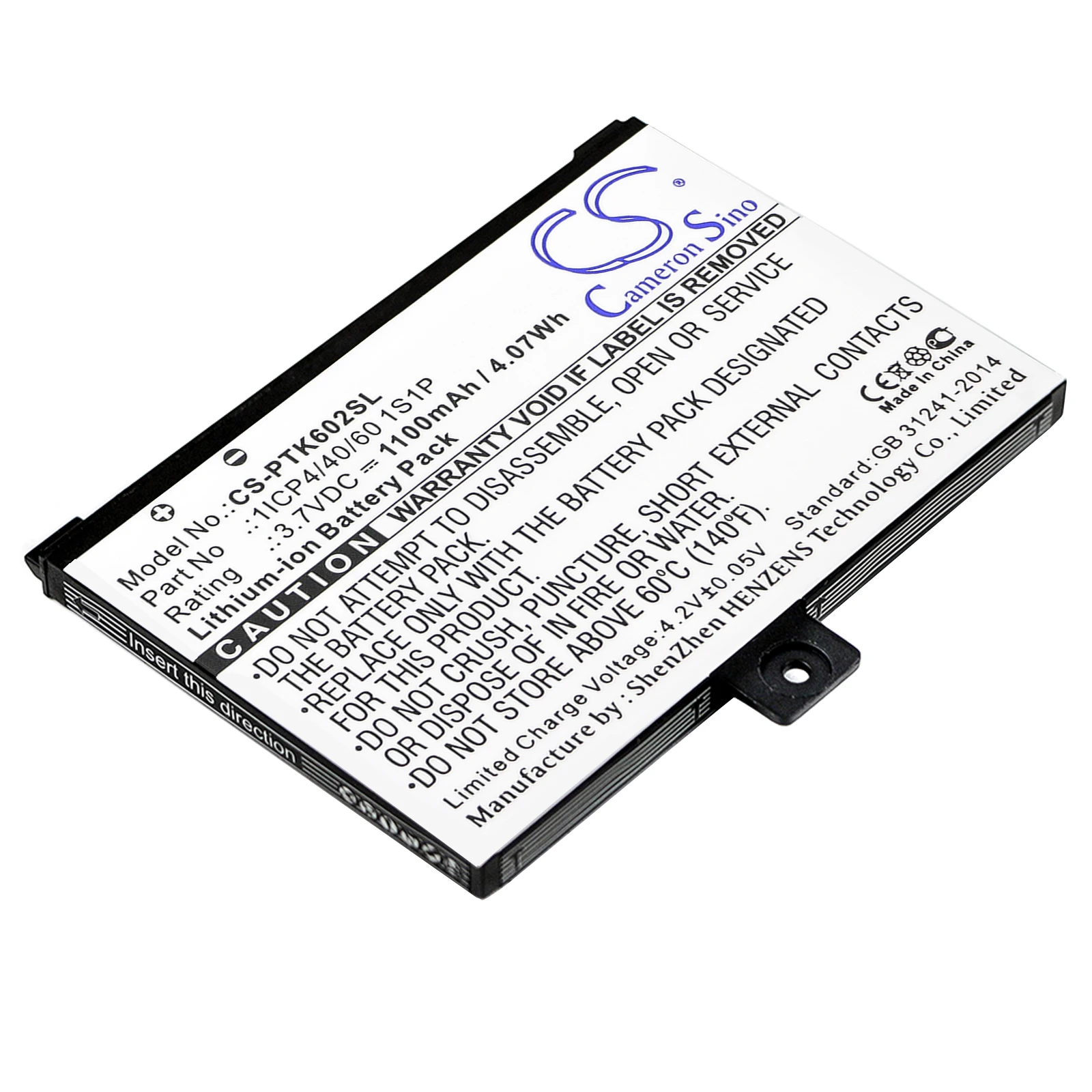Сменный аккумулятор CS для Pocketbook Pro 602 Pro 603 Pro 902 Pro 903 1ICP4/40/60 1S1P 1100 мАч/4,07 Втч
Сменный аккумулятор CS для Pocketbook Pro 602 Pro 603 Pro 902 Pro 903 1ICP4/40/60 1S1P 1100 мАч/4,07 Втч