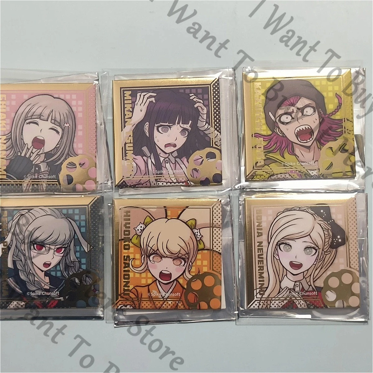 Anime Danganronpa Togami Byakuya Sonia Nevermind Kazuichi Souda Nanami ChiaKi Mikan Tsumiki Pekoyama Peko Cosplay Badge Gift
Anime Danganronpa Togami Byakuya Sonia Nevermind Kazuichi Souda Nanami ChiaKi Mikan Tsumiki Pekoyama Peko Cosplay Badge Gift