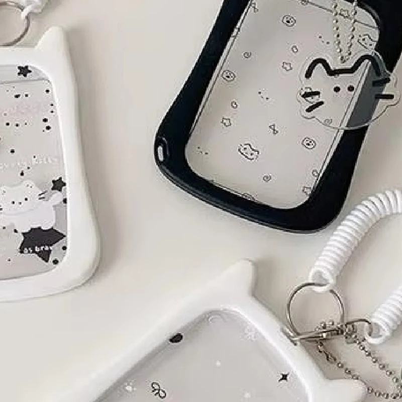 Cute Cat Card Holder Photocard Holder with Elastic Rope Idol Card Display Storage Keychain Bag Decorative Protector Pendant Gift
Cute Cat Card Holder Photocard Holder with Elastic Rope Idol Card Display Storage Keychain Bag Decorative Protector Pendant Gift