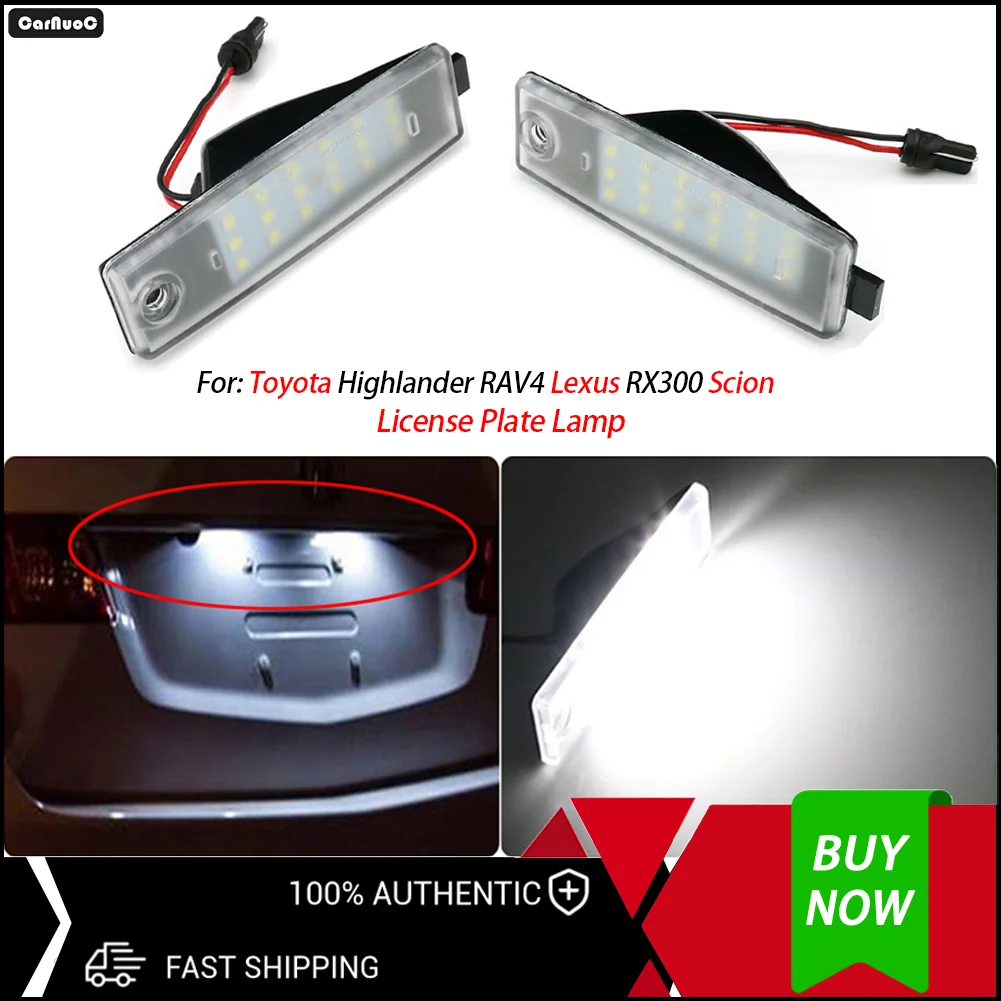 For Toyota Highlander RAV4 Lexus RX300 Scion 2Pcs Ultra Bright LED License Plate Lights
For Toyota Highlander RAV4 Lexus RX300 Scion 2Pcs Ultra Bright LED License Plate Lights