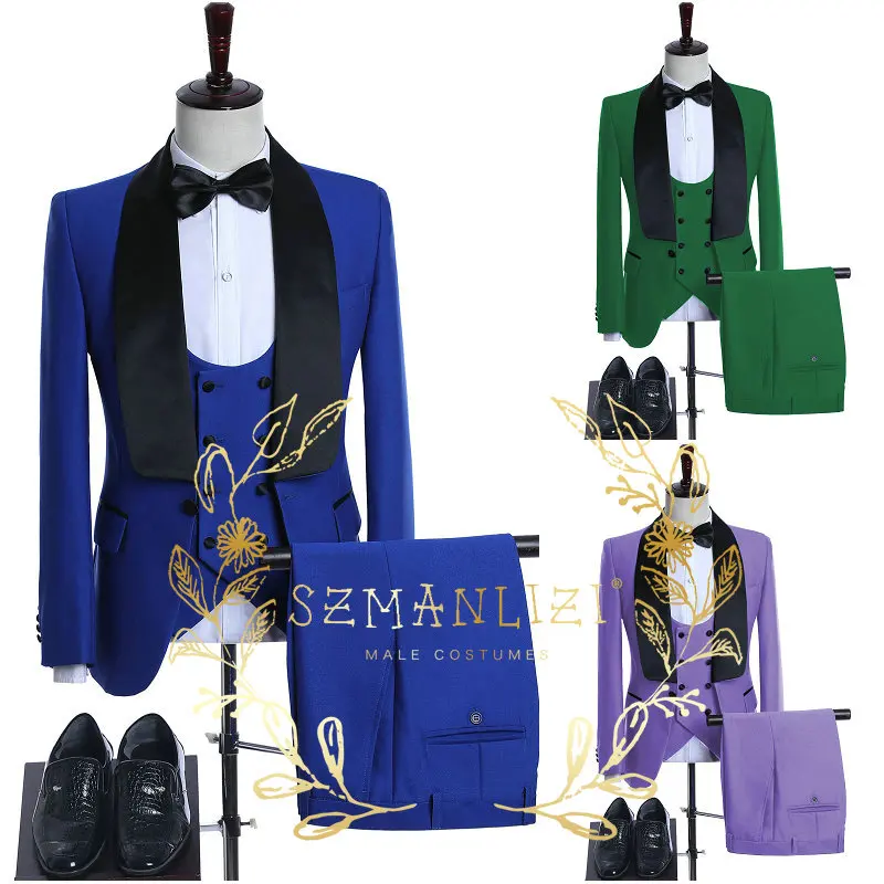 Royal Blue Men Suits For Wedding Groom Suit 2023 High Quality 3 Piece Men Suit Slim Fit Formal Tuxedo Costume Homme Mariage
Royal Blue Men Suits For Wedding Groom Suit 2023 High Quality 3 Piece Men Suit Slim Fit Formal Tuxedo Costume Homme Mariage