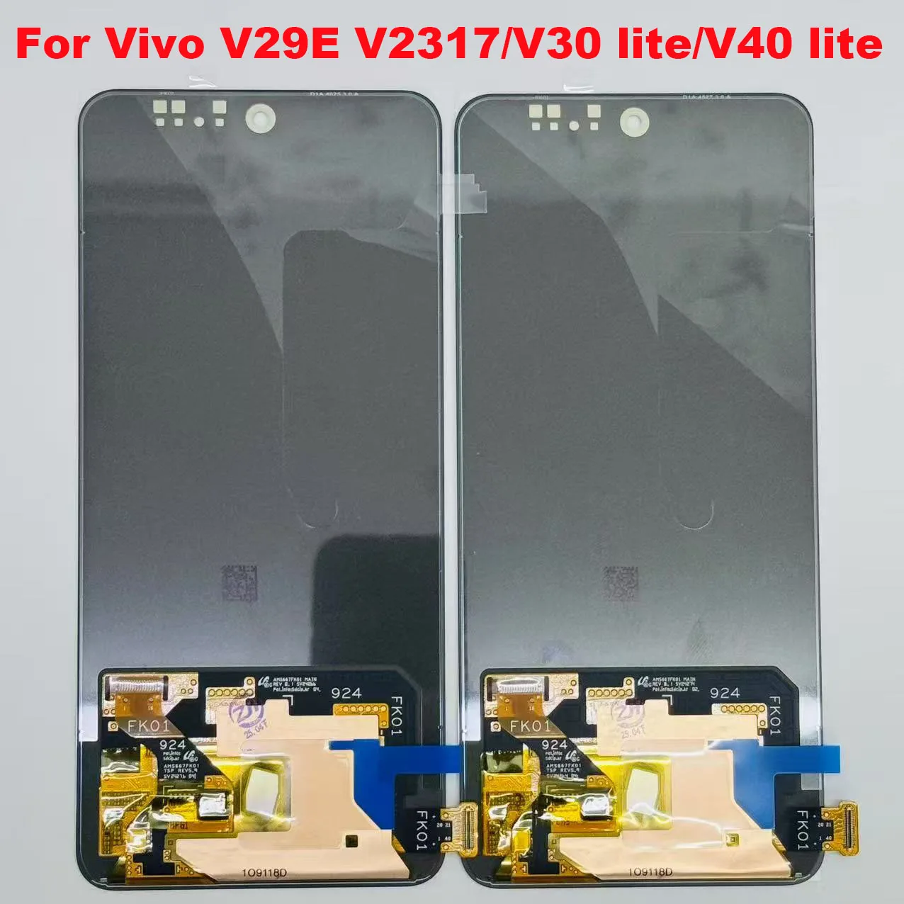 6.67" Amoled Original For Vivo V29E LCD V2317 Display Touch Screen Digiiter Assembly Replacement For VIVO V30 Lite 5G V40 lite
6.67" Amoled Original For Vivo V29E LCD V2317 Display Touch Screen Digiiter Assembly Replacement For VIVO V30 Lite 5G V40 lite