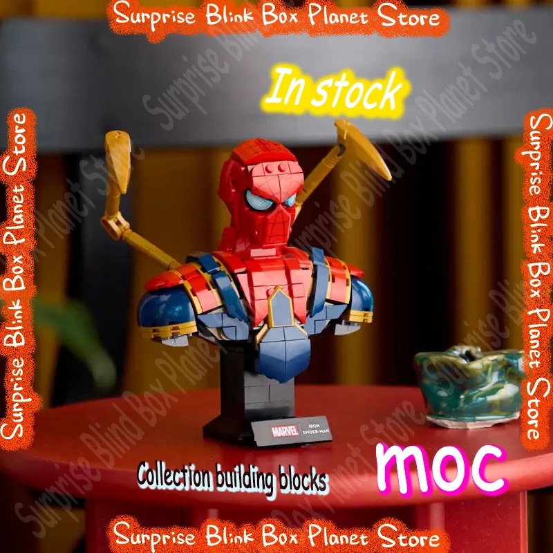 Серия Marvel Super Heroes: Горячий набор для сборки бюста Человека-паука, конструктор, модель для сборки, игрушка-подарок для детей, фанатов, на день рождения, для любителей аниме
Серия Marvel Super Heroes: Горячий набор для сборки бюста Человека-паука, конструктор, модель для сборки, игрушка-подарок для детей, фанатов, на день рождения, для любителей аниме