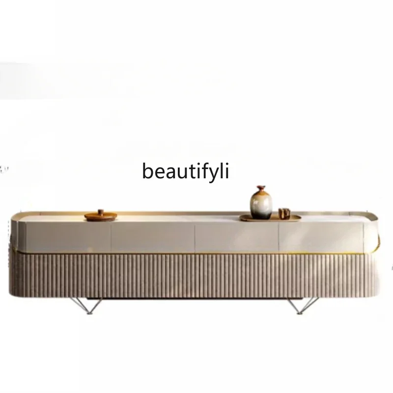 New Italian light luxury TV cabinet coffee table combination living room marble floor cabinet TV cabinet
New Italian light luxury TV cabinet coffee table combination living room marble floor cabinet TV cabinet