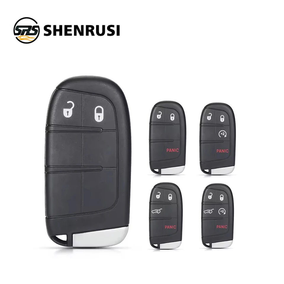 YONSEN For Jeep Renegade Compass Cherokee Dodge Ram 1500 Journey Charger Chrysler 1500 2/3/4/5 Buttons Smart Remote Key Shell
YONSEN For Jeep Renegade Compass Cherokee Dodge Ram 1500 Journey Charger Chrysler 1500 2/3/4/5 Buttons Smart Remote Key Shell