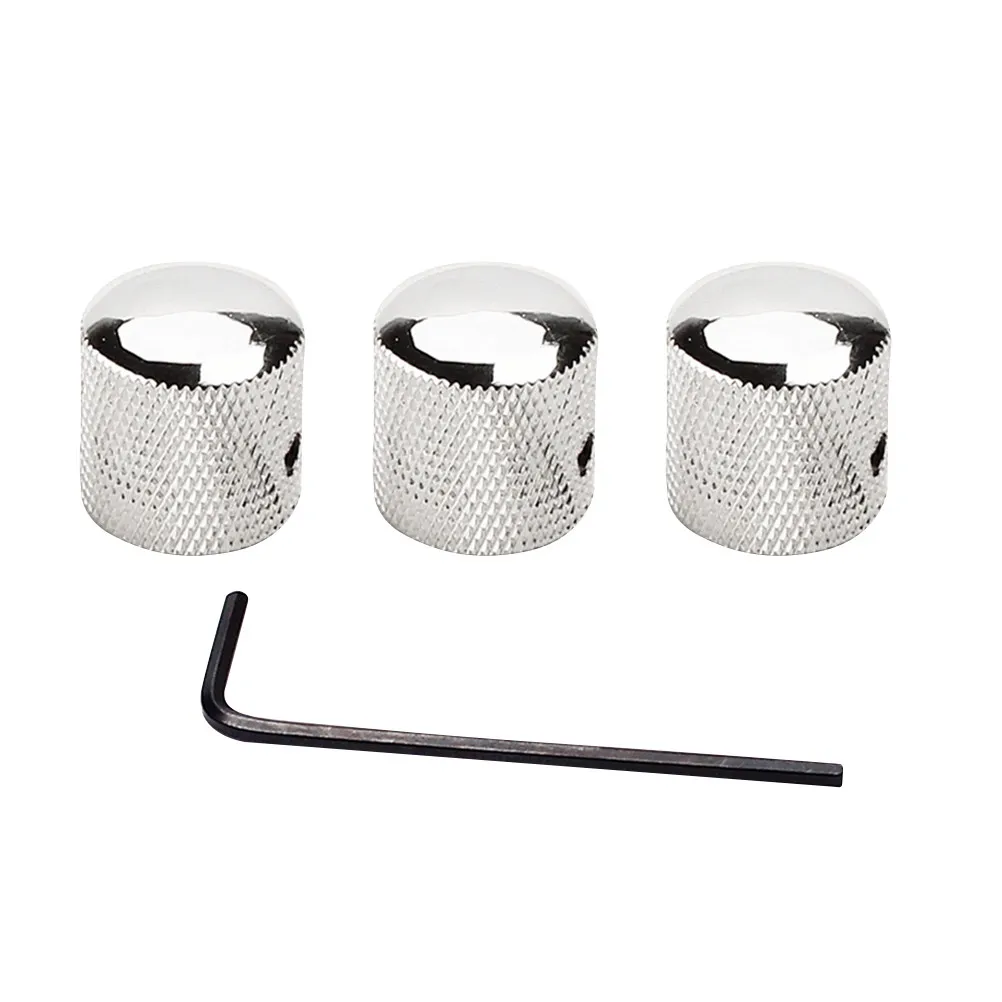 Комплект из 3-х купольных ручек управления для гитары: регуляторы громкости, тембра и баса, серебристые, для электрогитары и усилителя, сменные купольные ручки управления
Комплект из 3-х купольных ручек управления для гитары: регуляторы громкости, тембра и баса, серебристые, для электрогитары и усилителя, сменные купольные ручки управления