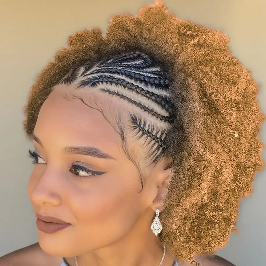 Афро-кудрявые 13x4 кружевные человеческие волосы с готовым плетением Cornrow, странный вьющийся парик с детскими волосами, парик для женщин
Афро-кудрявые 13x4 кружевные человеческие волосы с готовым плетением Cornrow, странный вьющийся парик с детскими волосами, парик для женщин