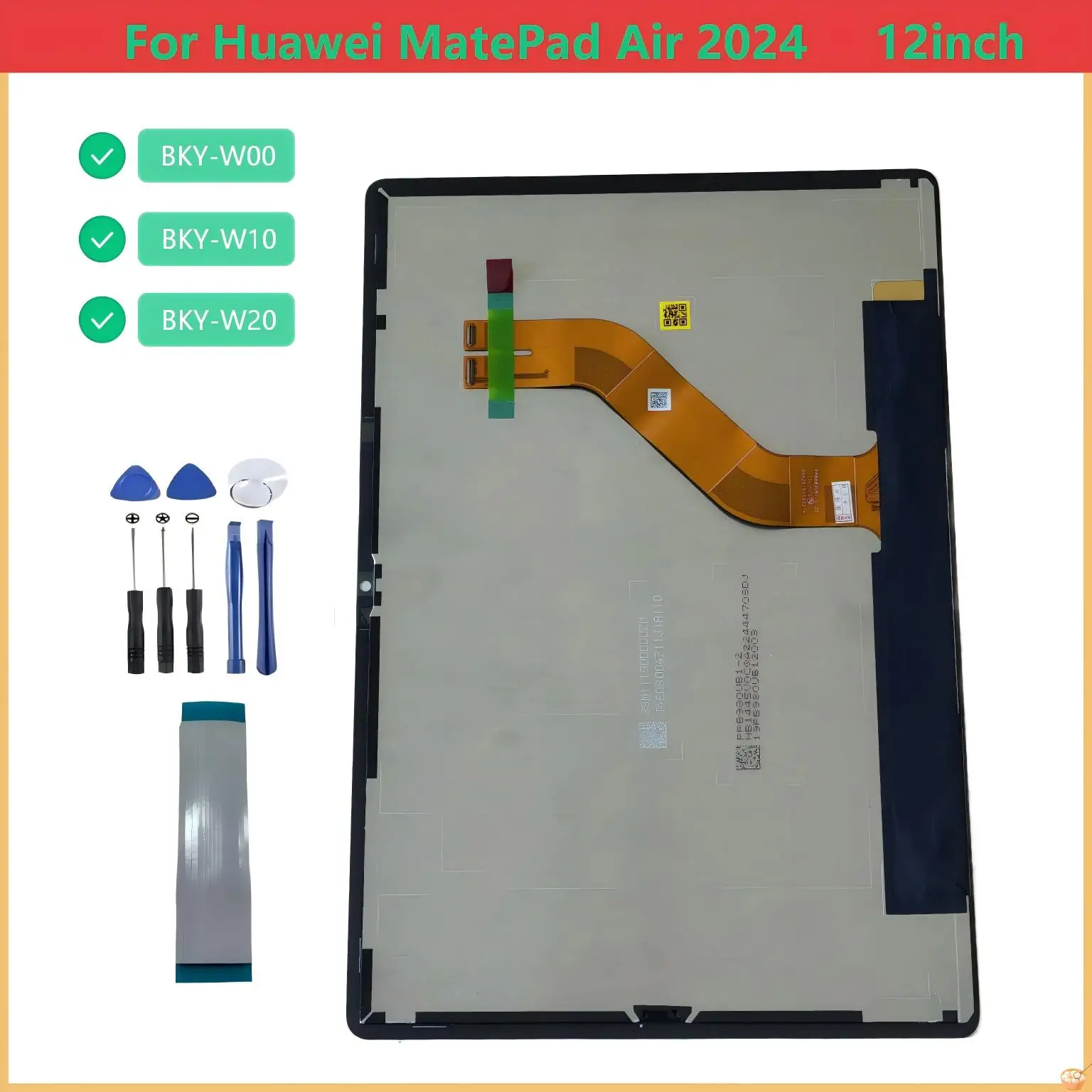 Оригинальный дисплейный модуль (LCD + тачскрин) для Huawei MatePad Air 2024 12.0" BKY-W00 BKY-W10 BKY-W20, запчасти для ремонта
Оригинальный дисплейный модуль (LCD + тачскрин) для Huawei MatePad Air 2024 12.0" BKY-W00 BKY-W10 BKY-W20, запчасти для ремонта