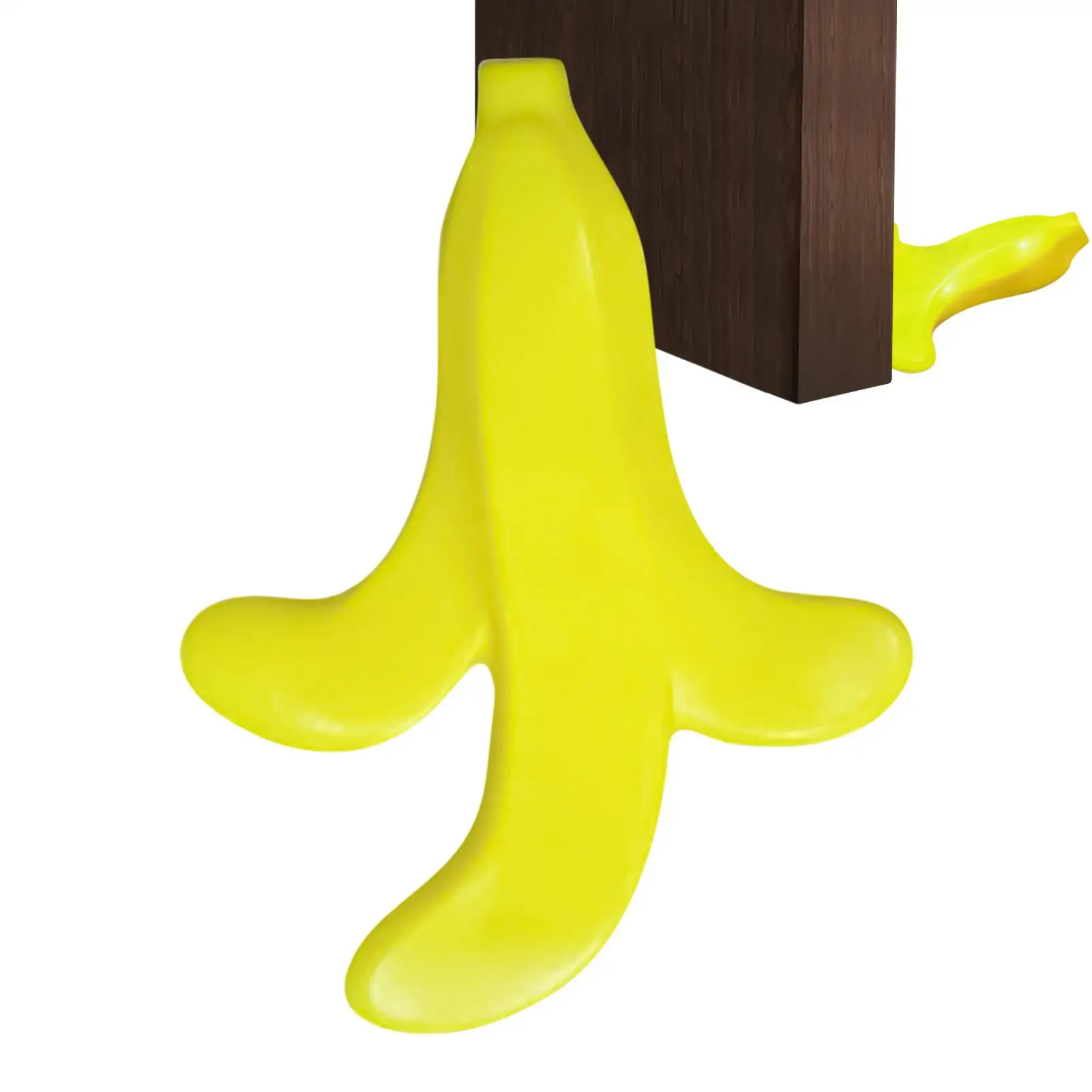 Cute Door Stopper Banana Peel Shaped Funny Stopper Shock-Absorbing Cushion Quiet Door Stop for Wall Home Workplace Garage 
Cute Door Stopper Banana Peel Shaped Funny Stopper Shock-Absorbing Cushion Quiet Door Stop for Wall Home Workplace Garage