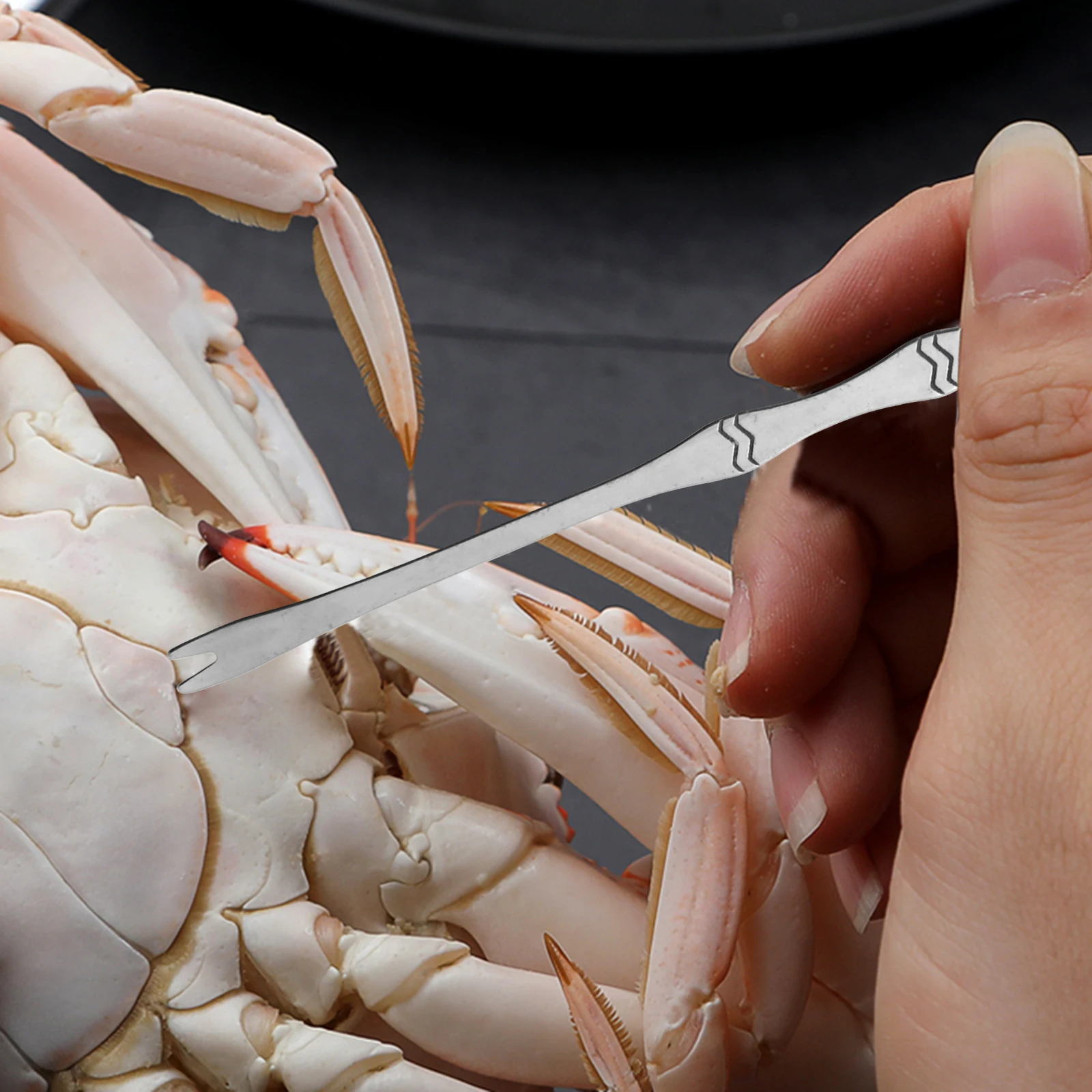 Stainless Steel Crab Eating Tool Set Seafood Cracker Lobster Shellers Kitchen Accessories Cooking Scissors Storage Bag
Stainless Steel Crab Eating Tool Set Seafood Cracker Lobster Shellers Kitchen Accessories Cooking Scissors Storage Bag